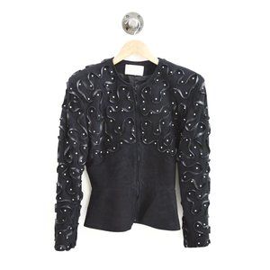 Dero Enterprises by Rocco Leather Ribbon Blazer #197-38